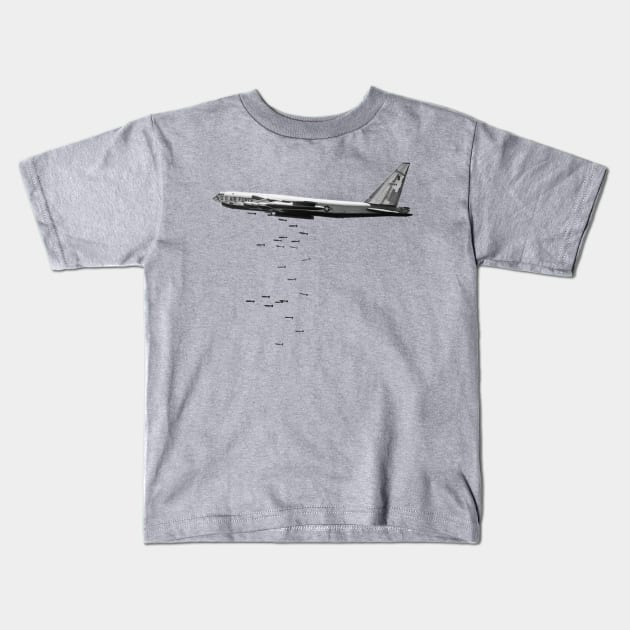 B52 bombing Kids T-Shirt by DrTigrou